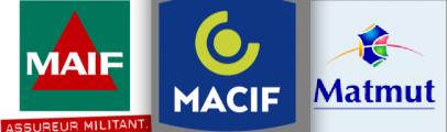 Logos Maif Matmut Macif