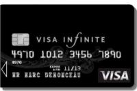 Nouvelle carte Visa Infinite