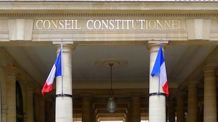 Devanture du Conseil constitutionnel 