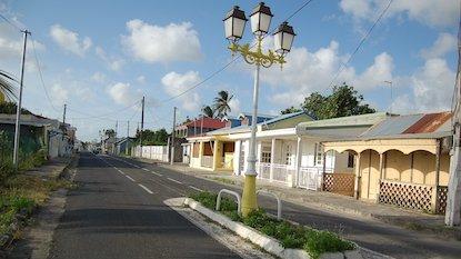 Rue de Port-Louis en Guadeloupe