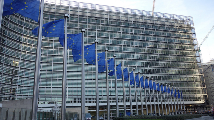 Le btiment Berlaymont du sige de la Commission europenne en 2013