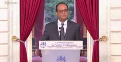 Franois Hollande en septembre 2015