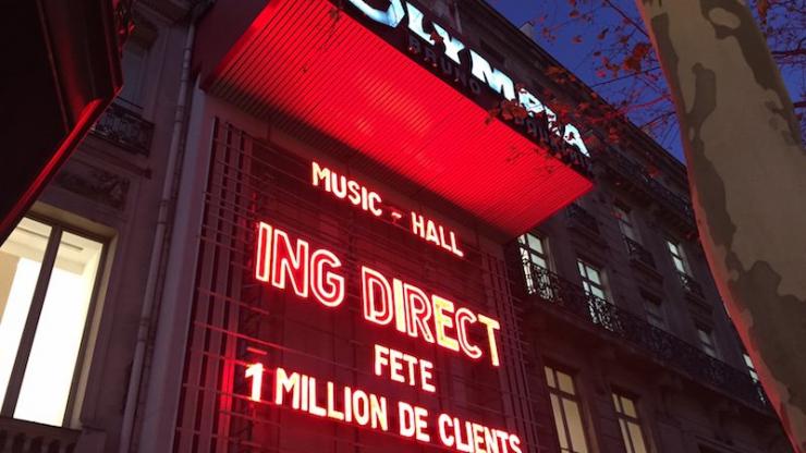 One Million Show ING Direct  l'Olympia, 26 novembre 2015