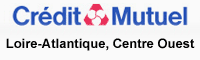 Logo Crédit Mutuel Loire-Atlantique, Centre Ouest
