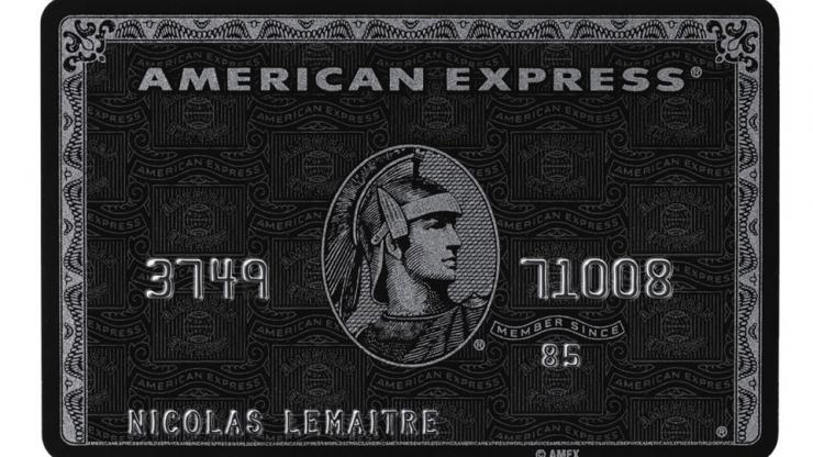 Carte Centurion d'American Express
