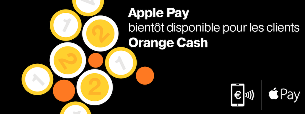 Annonce Apple Pay sur le site d'Orange Cash