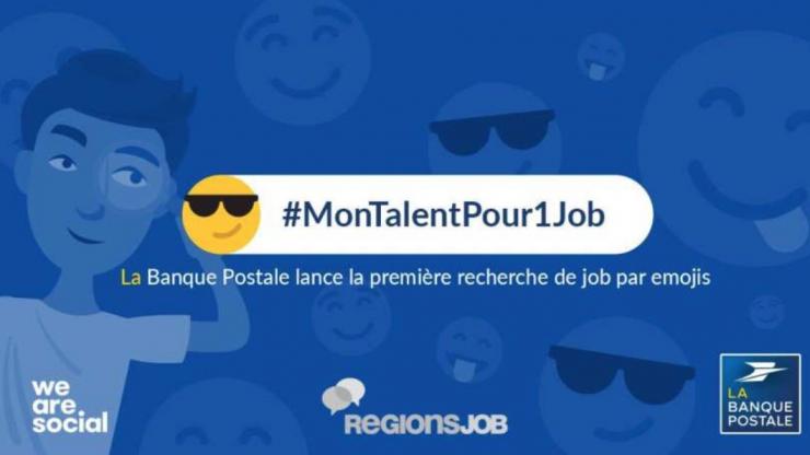 Campagne #MonTalentPour1Job La Banque Postale