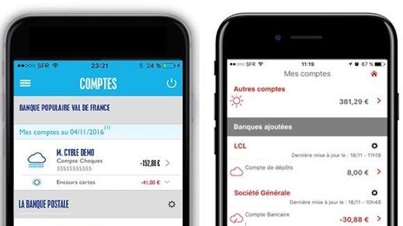 Applications iphone Caisse d'Epargne et Banque Populaire