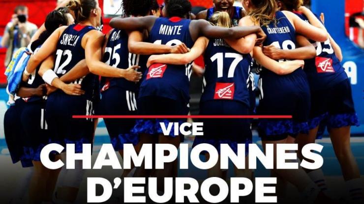 Equipe de France de basket fminin vice-championne d'Europe en 2017