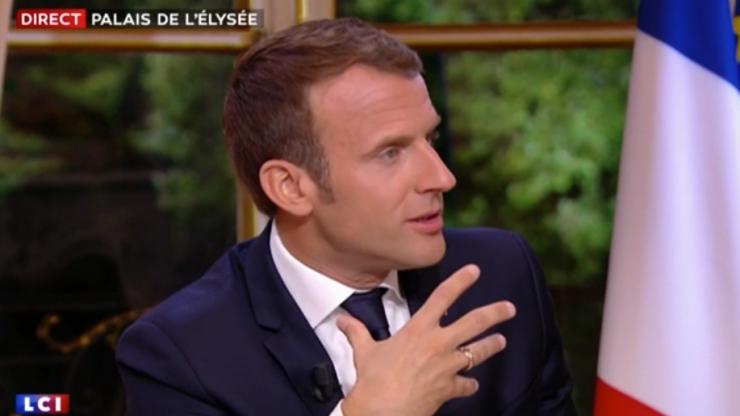 Macron sur TF1 en 2017