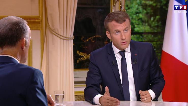Macron sur TF1 en 2017