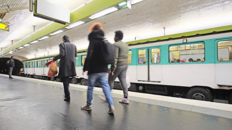 Station de mtro  Paris en 2016