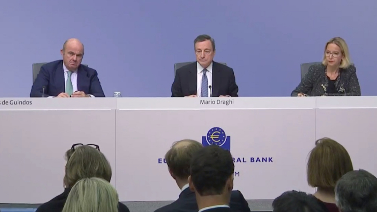 Mario Draghi en dcembre 2018