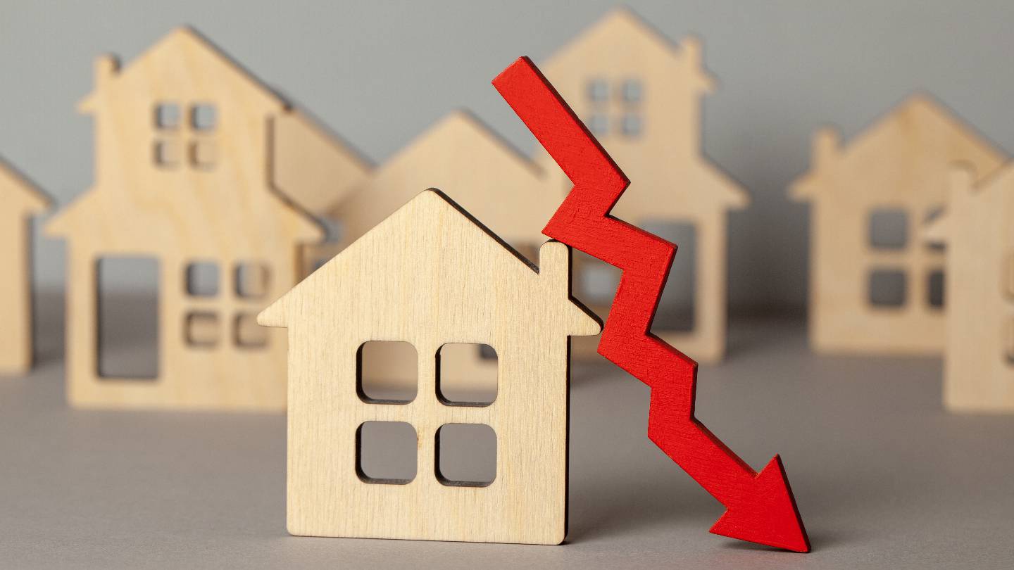 Baisse des prix de l'immobilier