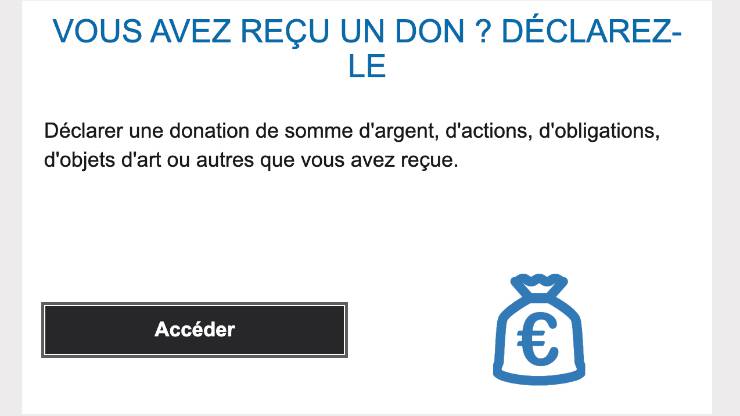 Donation impt dclaration