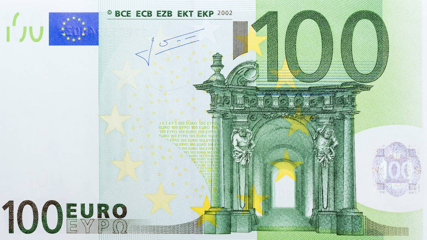 Un billet de 100 euros