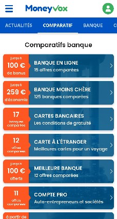 Application MoneyVox Sur GooglePlay Et AppStore