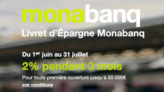 Offre livret Monabanq