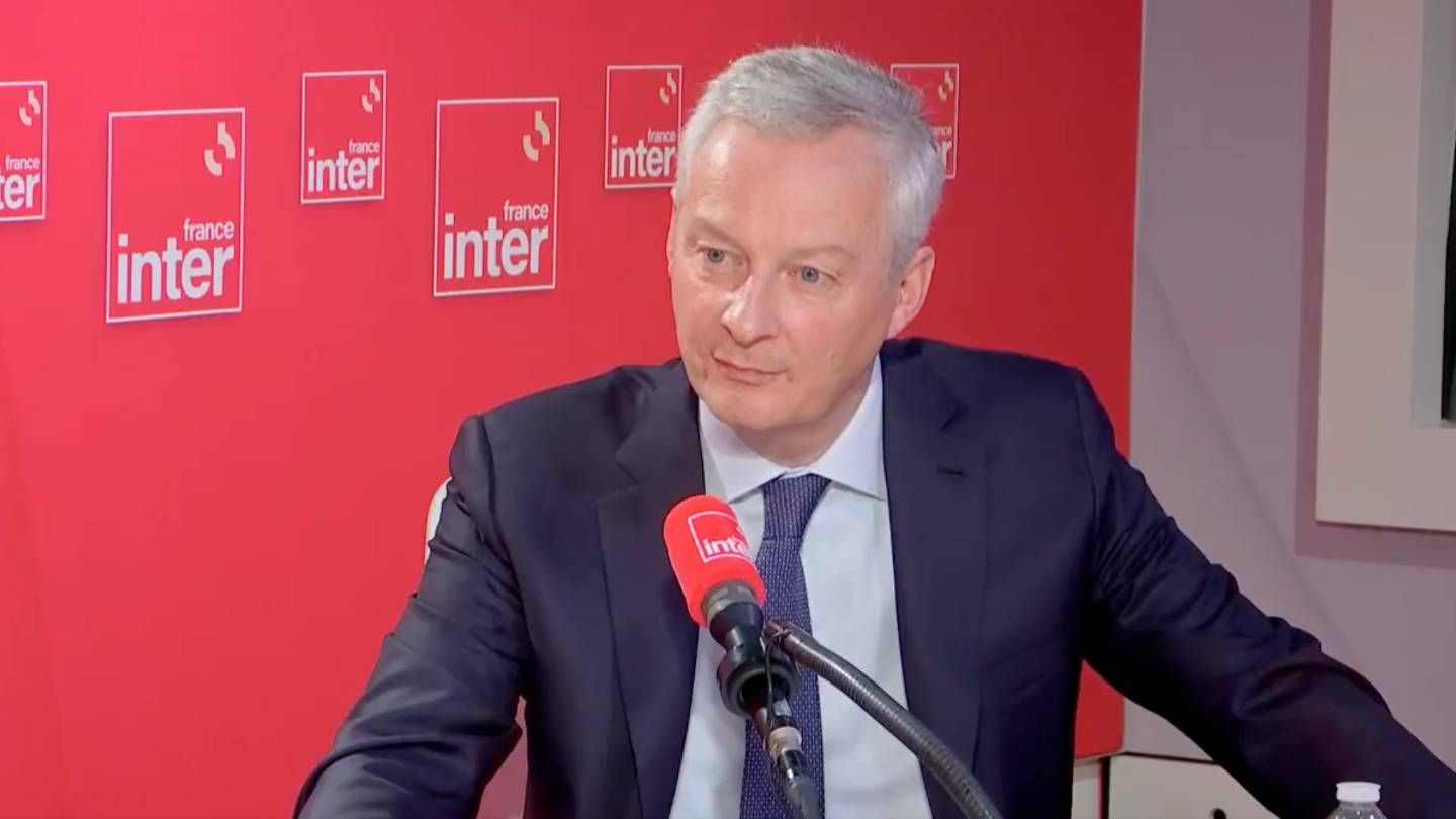 Bruno Le Maire en juillet 2022 sur France Inter