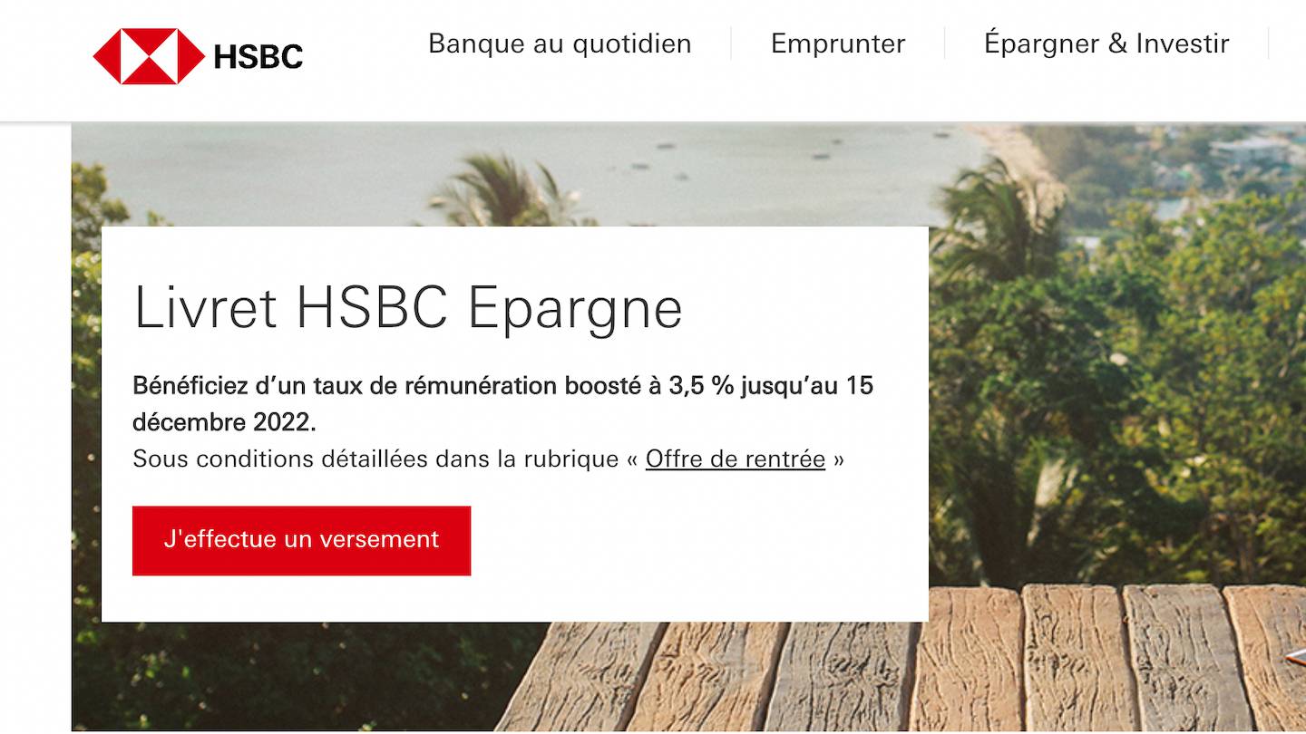 Livret HSBC