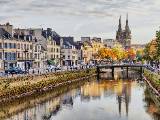 La ville de Quimper en Bretagne