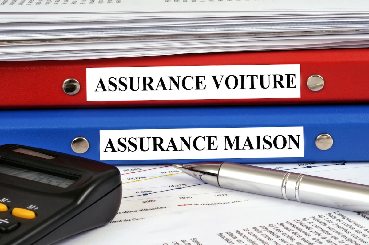 Des dossiers avec inscrit assurance auto ou assurance habitation.