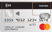 N26 business - carte virtuelle