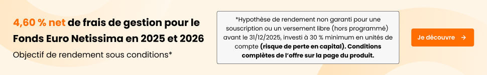 4,6% nets de frais de gestion sur Netissima de Meilleurtaux allocation vie