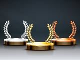 Un podium.