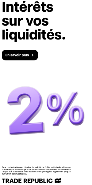 Trade Republic - Compte courant rmunr 2%