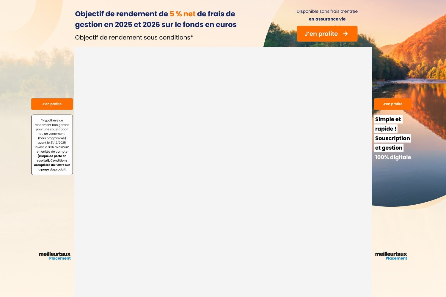 Jusqu' 5% de rendement sur le fonds euros LFM par MeilleurtauxPlacement