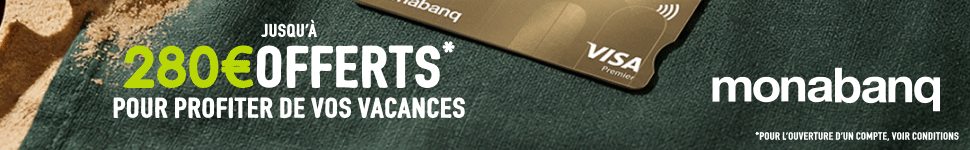 Jusqu'� 280 � offerts pour l'ouverture d'un compte Monabanq