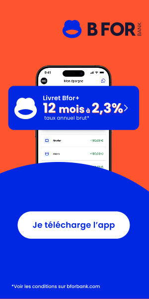 Livret BforBank 2,3% pendant 12 mois