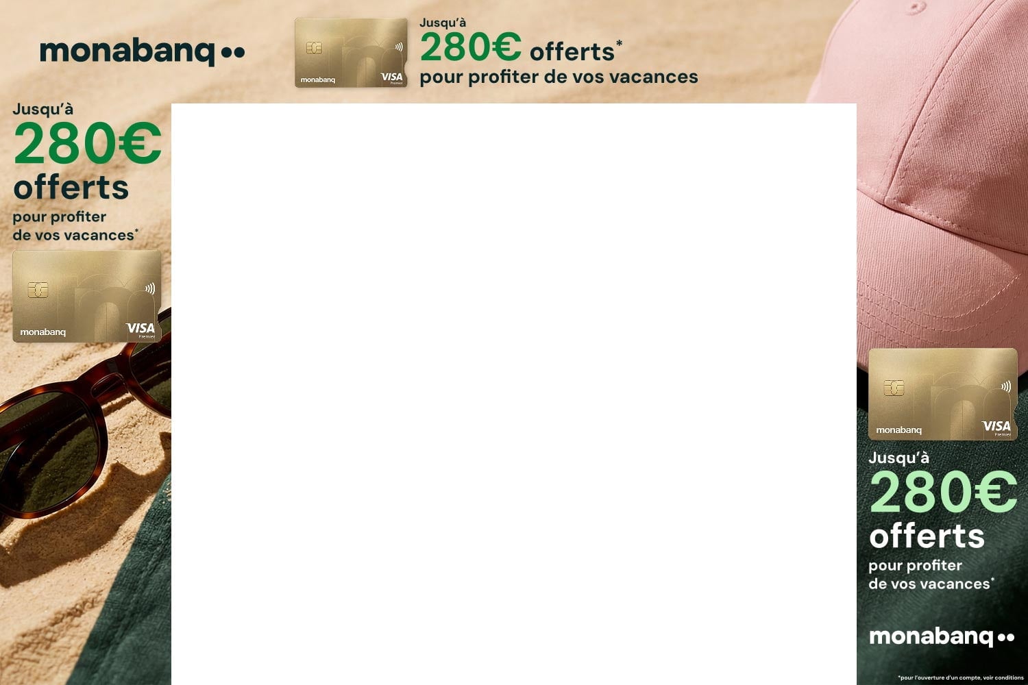 280€ offerts chez Monabanq