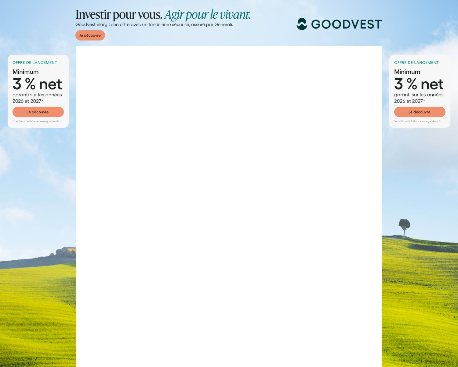 Nouveau : un fonds euros chez Goodvest - 3% minimum nets garantis en 2026 et 2027