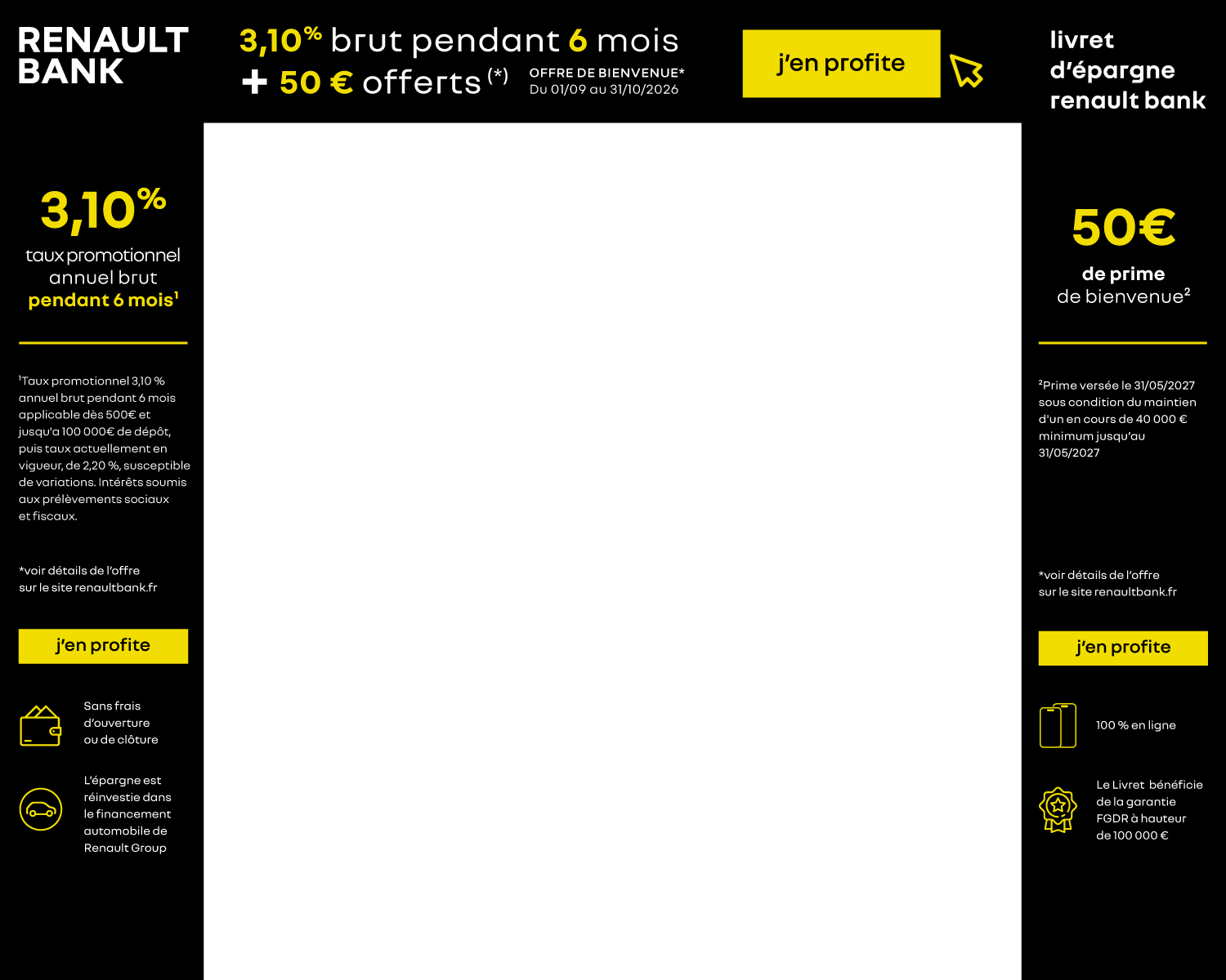 Taux boosté chez Renault Bank
